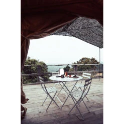 Chaise De Jardin Pliante FERMOB Bistro Métal - Blanc -Lafumaei Boutique 010101 chaise jardin pliante fermob bistro metal blanc