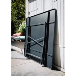 Table De Jardin 8 Personnes FERMOB Cargo 128 X 128 Cm - Carbone -Lafumaei Boutique 024147 table jardin fermob cargo 128 cm carbone ambiance