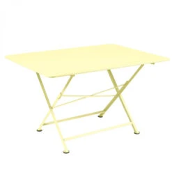 Table De Jardin 6 Personnes FERMOB Cargo 128 X 90 Cm - Citron Givré
