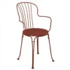 Fauteuil De Jardin Empilable FERMOB Opéra + - Ocre Rouge