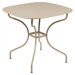 Table De Jardin 4 Personnes FERMOB Opéra + 82 X 82 Cm - Muscade