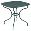 Table De Jardin 4 Personnes FERMOB Opéra + 82 X 82 Cm - Gris Orage