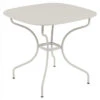 Table De Jardin 4 Personnes FERMOB Opéra + 82 X 82 Cm - Gris Argile