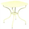 Table De Jardin 4 Personnes FERMOB Opéra + 82 X 82 Cm - Citron Givré