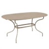 Table De Jardin Ovale 6 Personnes FERMOB Opéra + 160 X 90 Cm-Muscade
