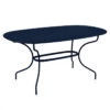 Table De Jardin Ovale 6 Personnes FERMOB Opéra + 160 X 90 Cm - Bleu Abysse