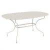 Table De Jardin Ovale 6 Personnes FERMOB Opéra + 160 X 90 Cm - Gris Argile