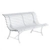 Banc De Jardin FERMOB Louisiane - Blanc Coton