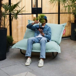 Rocking Chair Fatboy Rock'n'Roll - Noir -Lafumaei Boutique 103161 rocking chair fatboy rocknroll noir ecume