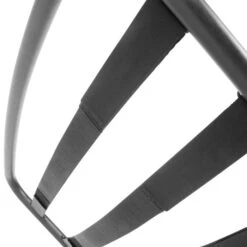 Pack Rocking Chair Rock'n'Roll Noir + Pouf Original Outdoor Gris Orage Fatboy -Lafumaei Boutique 103161 rocking chair fatboy rocknroll noir lanieres 1 1 1