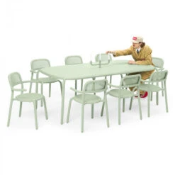 Table De Jardin 8 Personnes Fatboy Toní Tablo - Vert Brume -Lafumaei Boutique 103822 table jardin fatboy toni tablo vert brume personne 2