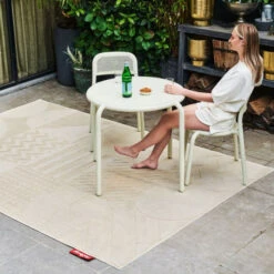 Lot De 2 Chaises De Jardin Fatboy Toní Chair - Desert -Lafumaei Boutique 104086 lot 2 chaises jardin fatboy toni desert ambiance