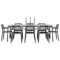 Lot De 2 Fauteuils De Jardin Fatboy Toní Armchair - Anthracite -Lafumaei Boutique 104094 lot 2 fauteuils jardin fatboy toni anthracite table