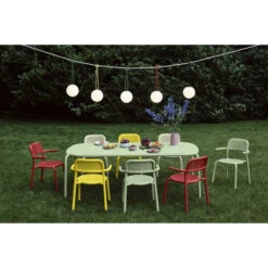 Lot De 2 Fauteuils De Jardin Fatboy Toní Armchair - Vert Brume -Lafumaei Boutique 104097 lot 2 fauteuils jardin fatboy toni vert brume ambiance 3