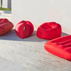 Pouf Gonflable Fatboy Lamzac 3.0 - Rouge -Lafumaei Boutique 104497 pouf gonflable fatboy lamzac rouge ambiance 2