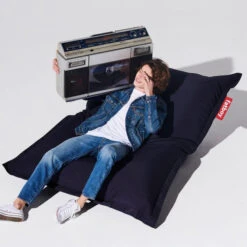 Pouf D'extérieur Fatboy Original Outdoor - Océan Foncé -Lafumaei Boutique 104555 pouf exterieur fatboy original outdoor ocean fonce assis