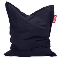 Pack Rocking Chair Rock'n'Roll Gris Clair + Pouf Original Outdoor Océan Fatboy -Lafumaei Boutique 104555 pouf exterieur fatboy original outdoor ocean fonce 2