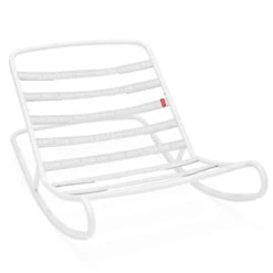 Pack Rocking Chair Rock'n'Roll Gris Clair + Pouf Original Outdoor Gris Orage Fatboy -Lafumaei Boutique 104915 rocking chair fatboy rocknroll gris clair 1