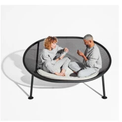 Grand Fauteuil Hamac Fatboy Netorious - Anthracite -Lafumaei Boutique 105376 grand fauteuil hamac fatboy netorious anthracite ambiance cartes