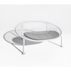 Grand Fauteuil Hamac Fatboy Netorious - Gris Clair -Lafumaei Boutique 105817 grand fauteuil hamac fatboy netorious gris clair ambiance coussin 2