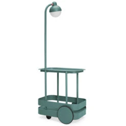 Chariot Desserte Fatboy Jolly Trolley - Dark Sage -Lafumaei Boutique 105835 chariot desserte fatboy jolly trolley dark sage gauche