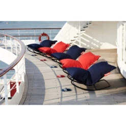 Pack Rocking Chair Rock'n'Roll Noir + Pouf Original Outdoor Rouge Fatboy -Lafumaei Boutique 11 fatboy rocknroll original outdoor moodpicture ss rotterdam min