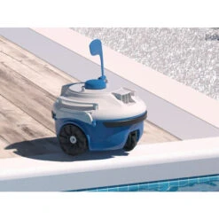 Robot De Piscine électrique Sans Fil Autonome Bestway GUPPY -Lafumaei Boutique 17523 2