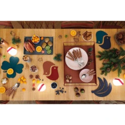 Dessous De Plat FERMOB Oiseaux - Rouge Ocre / Piment -Lafumaei Boutique 300208 dessous plat fermob oiseaux rouge ocre piment ambiance 6