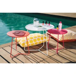 Dessous De Plat FERMOB Oiseaux - Rouge Ocre / Piment -Lafumaei Boutique 300208 dessous plat fermob oiseaux rouge ocre piment ambiance 7