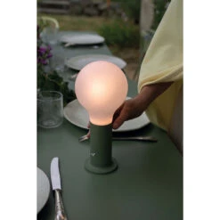 Socle Pour Lampe FERMOB Aplô - Cactus -Lafumaei Boutique 345082x3 socle lampe fermob aplo h24 cactus ambiance