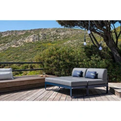 Sangle De Suspension Pour Lampe FERMOB Aplô - Bleu Acapulco -Lafumaei Boutique 347021 sangle suspension lampe fermob aplo bleu acapulco ambiance 2