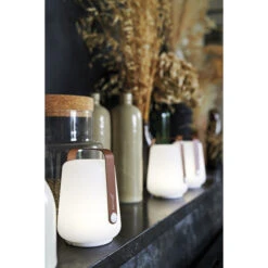 Lot De 3 Lampes Nomades FERMOB Balad H 12 Cm - Ocre Rouge -Lafumaei Boutique 360220 lot 3 lampes nomades fermob balad 12cm ocre rouge ambiance 3