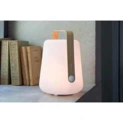 Lampe Nomade FERMOB Balad Bamboo H 25 Cm -Lafumaei Boutique 365200 lampe nomade fermob balad h 25 bamboo ambiance 3