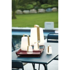 Lampe Nomade FERMOB Balad Bamboo H 38 Cm -Lafumaei Boutique 365300 lampe nomade fermob balad h 38 bamboo ambiance 2 1