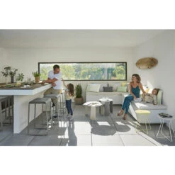 Tabouret De Jardin FERMOB Cocotte - Citron Givré -Lafumaei Boutique 4702a6 tabouret jardin fermob cocotte citron givre ambiance famille