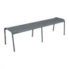 Banc De Jardin FERMOB Monceau XL - Gris Orage