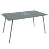 Table De Jardin 6 Personnes FERMOB Monceau 146 X 80 Cm - Gris Orage