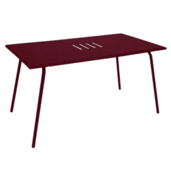 Table De Jardin 6 Personnes FERMOB Monceau 146 X 80 Cm - Cerise Noire