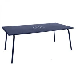 Table De Jardin 8 Personnes FERMOB Monceau 194 X 94 Cm - Bleu Abysse