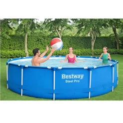 Piscine Tubulaire Ronde Bestway Steel Pro 3,96 X 0,84 M -Lafumaei Boutique 5612e ambiance