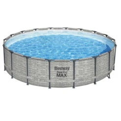 Piscine Tubulaire Ronde Bestway Steel Pro Max 5,49 X 1,22 M