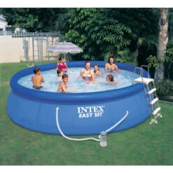 Kit Piscine Autoportée Intex Easy Set 4,57 X 1,07 M -Lafumaei Boutique 56409fr with bkg