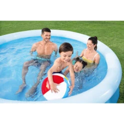 Piscine Autoportée Bestway Fast Set™ 3,05 X 0,66 M Avec Filtration 9 Piscine Autoportée Bestway Fast Set™ 3,05 X 0,66 M Avec Filtration -Lafumaei Boutique 57458 piscine hors sol bestway ronde fast set 305 66 ambiance