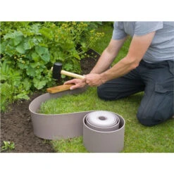 Bordure De Jardin Nature H 15 Cm X 10 M épaisseur 3 Mm - Taupe -Lafumaei Boutique 6040632 bordure jardin nature 15cm 10m 3mm taupe installation