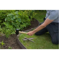 Bordure De Jardin Nature H 15 Cm X 10 M épaisseur 3 Mm - Taupe -Lafumaei Boutique 6040632 bordure jardin nature 15cm 10m 3mm taupe piquets