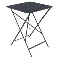 Table De Jardin Pliante 2 Personnes FERMOB Bistro 57 X 57 Cm - Carbone