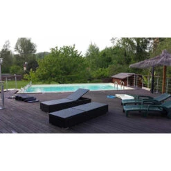 Piscine En Bois Rectangulaire Ubbink Azura 5,05 X 3,50 X 1,26 M - Liner Bleu -Lafumaei Boutique 7504754 piscine bois rectangulaire ubbink sunwater 300 555 bleu 2 1