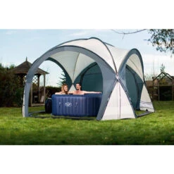 Abri Pour Spa Gonflable Bestway Lay-z Dôme -Lafumaei Boutique abri spa gonflabe lay z bestway 58460 ambiance2 1