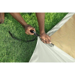 Auvent Pour Piscine Tubulaire Bestway Ø 3,05 à 5,49 M -Lafumaei Boutique auvent rond bestway 2 ambiance installation 4