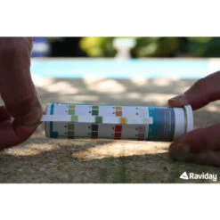 Tube De 50 Bandelettes D'analyse Et Test PH Bayrol Quicktest -Lafumaei Boutique bayrol bandelettes test ph chlore 2